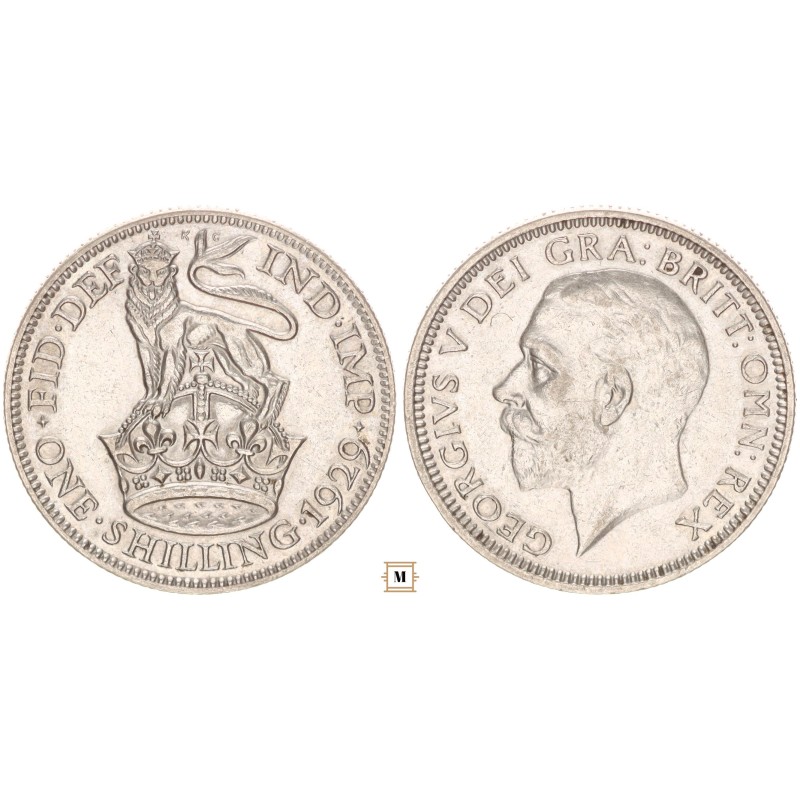 Nagy-Britannia, V. György 1 shilling 1929 4th issue